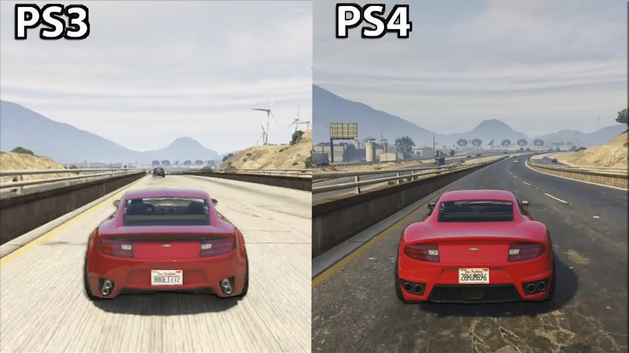 GTA 5 - PS4 vs PS3 Graphics (2018)